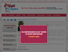 Tablet Screenshot of copeo.com.br